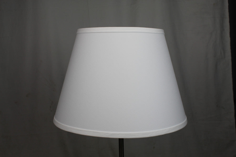 Fenchel Shades 10"x16"x11" Spider Attachment Empire Lamp Shade, Linen White