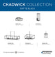 Chadwick 3-Light Matte Black Island Chandelier