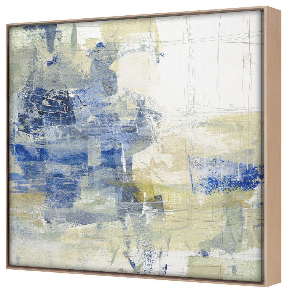 Layered Motion 7 Fine Art Print, Maple, 42"x42"