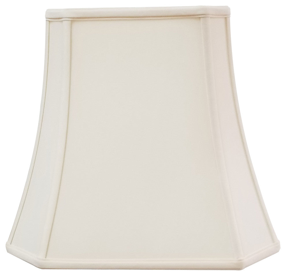 Royal Designs Square Cut Corner Basic Lampshade, Antique Gold, Eggshell, 10x16x1