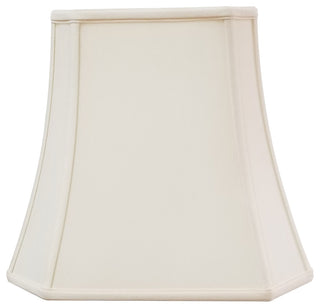 Royal Designs Square Cut Corner Basic Lampshade, Antique Gold, Eggshell, 10x16x1