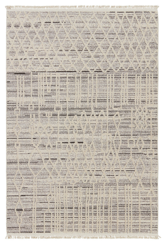 Jaipur Living Caiya Trellis Cream/ Gray Area Rug 4'X6'