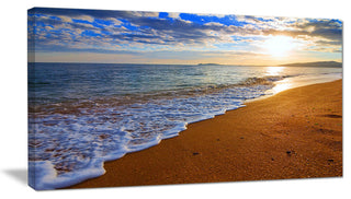 "Sydney Early Morning Beach" Beach Canvas Wall Art, 40"x20"