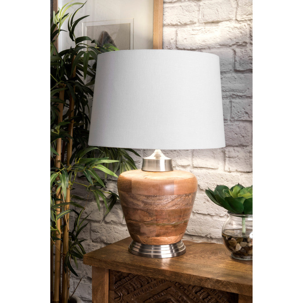 Nuloom Blaine 21" Wood Table Lamp