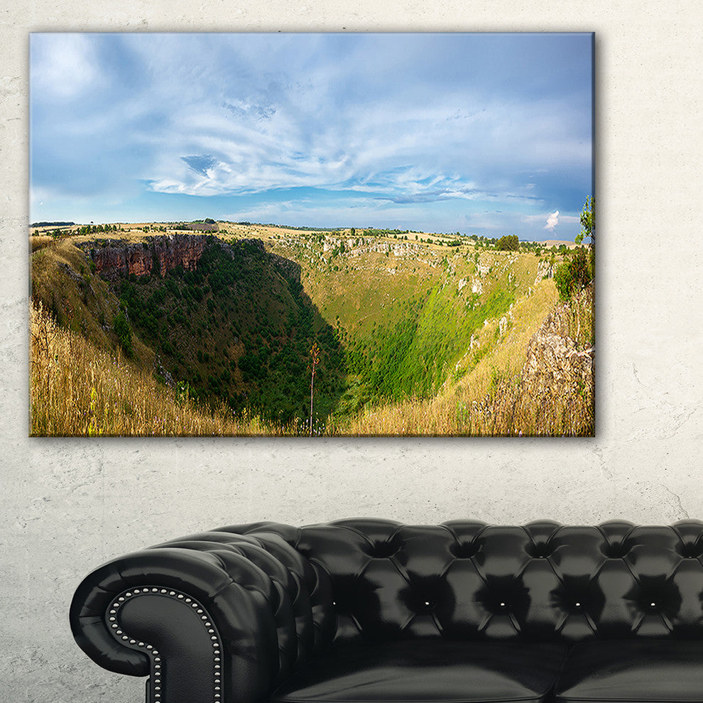 "Pulo Di Altamura Panorama" Canvas Print, 1 Panel