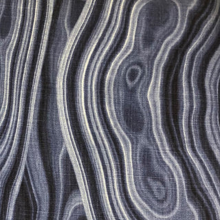 Swiss Marble Blue Luxury Throw Pillow, 22"x22"