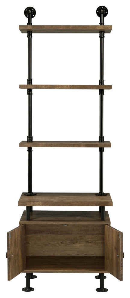 Lv00141, Side Pier, Rustic Oak & Black Finish, Ensata Ii