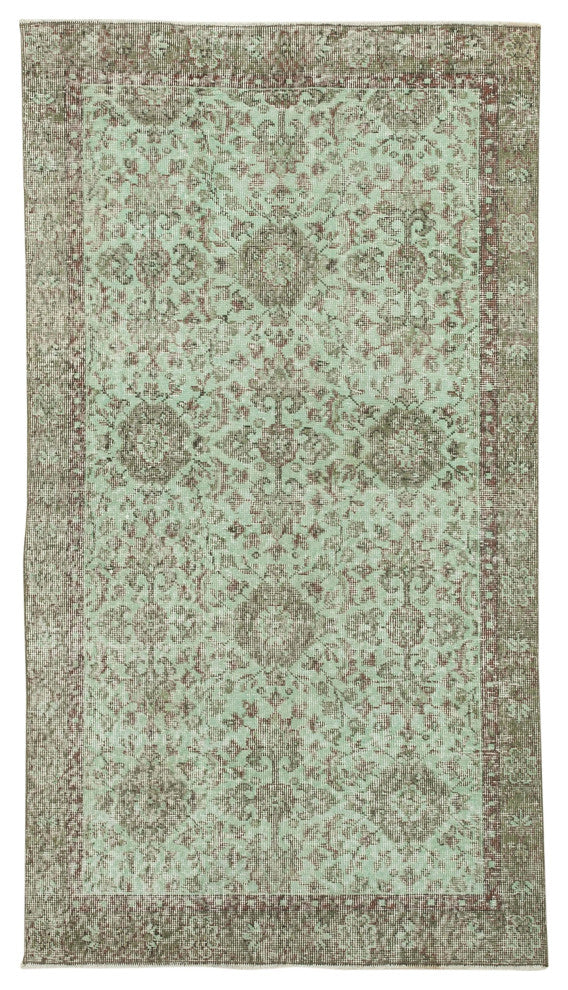 Rug N Carpet - Handwoven Anatolian 3' 7" x 6' 7" Antique Small Area Rug