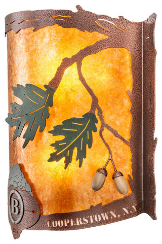 16 Wide Boulders Personalized Wall Sconce