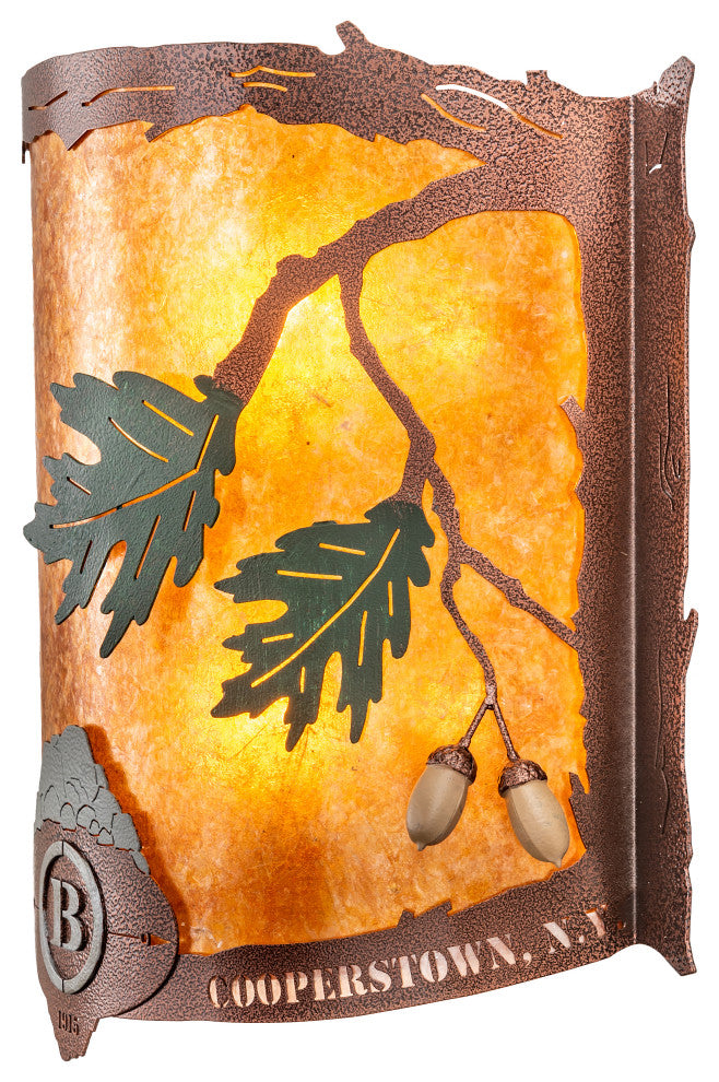 16 Wide Boulders Personalized Wall Sconce
