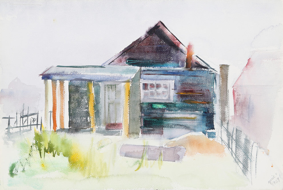 Eve Nethercott "House P1.20" Watercolor Painting