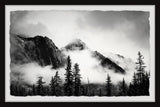 "Mysterious Peak" Framed Painting Print, 18x12