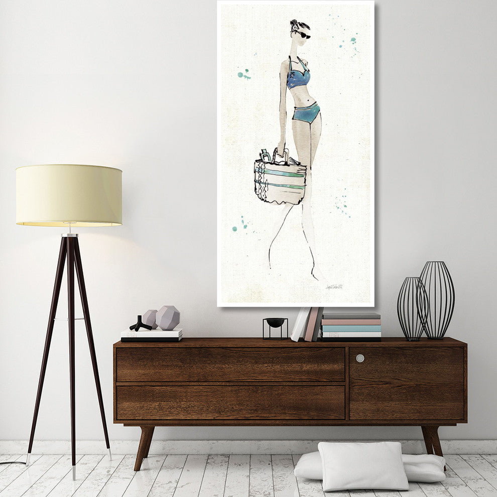"Beach Divas VI" Digital Paper Print by Anne Tavoletti, 38"x74"