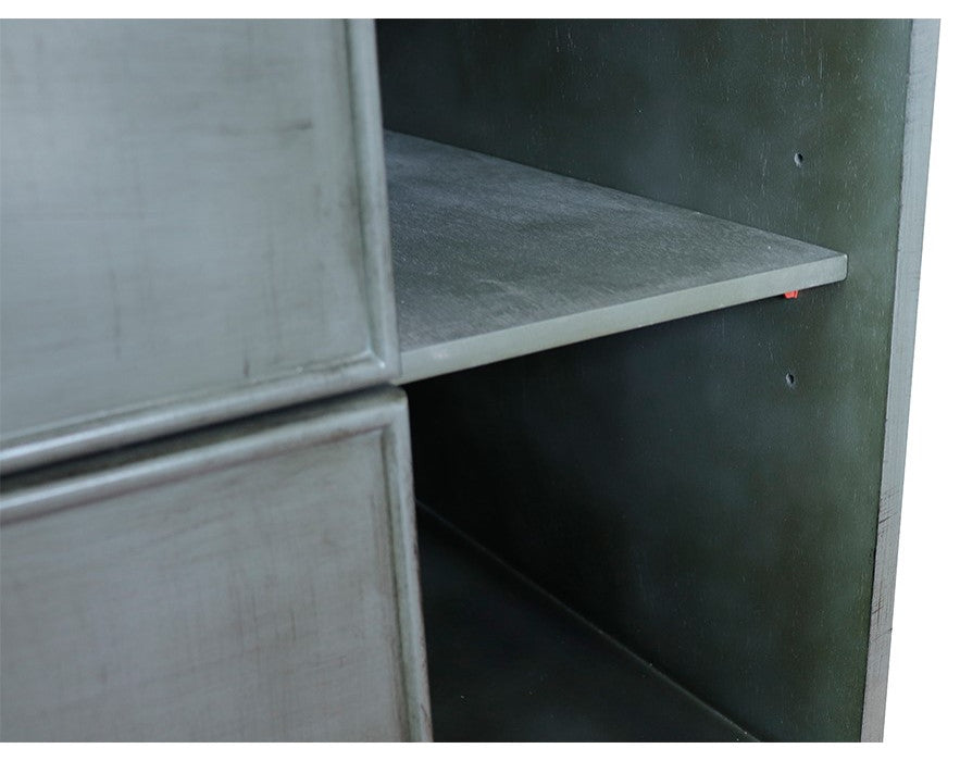 37" Single Wall Mount Vanity, Linen Gray Finish With White Engineered Stone Top