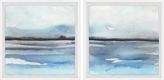 Taming the Sea Diptych, 48"x24"