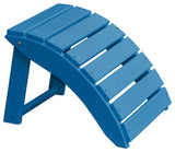 Poly Folding Ottoman, Blue