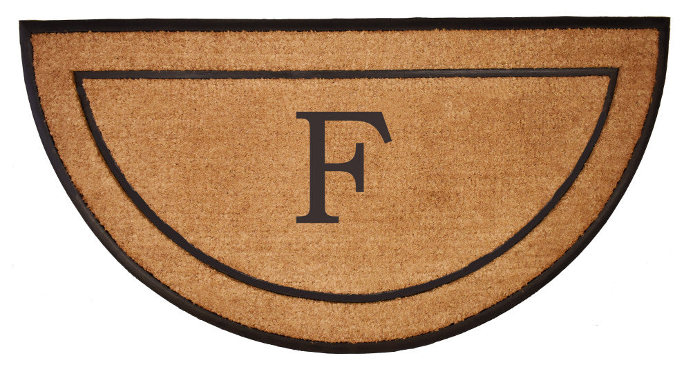 Calloway Mills The General Monogram Doormat, Letter F