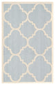 Safavieh Cambridge Collection CAM140 Rug, Light Blue/Ivory, 5'x8'