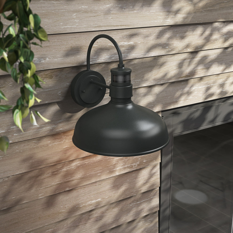 Unique Gooseneck Ourdoor Dusk to Dawn Motion Sensor Barn Light