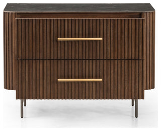 Fletcher Large Nightstand-Terra Brown