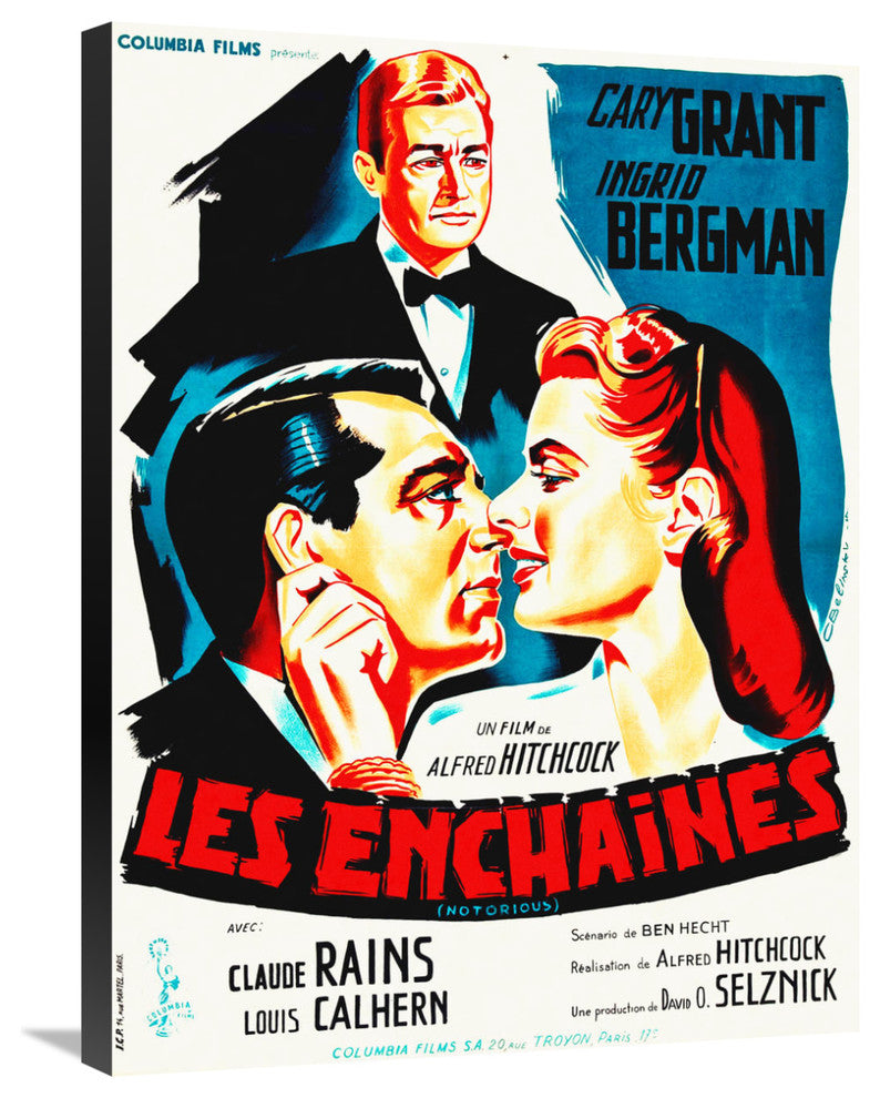 "French Notorious" Stretched Canvas Giclee by Hollywood Photo Archive, 23"x30"