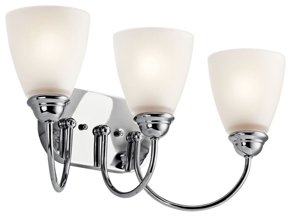 Kichler Jolie 3 Light Bath Light in Chrome