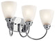 Kichler Jolie 3 Light Bath Light in Chrome