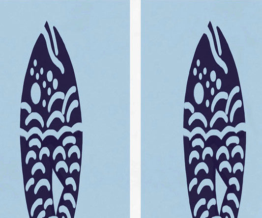30"x60" Fish Chips, Animal Print Beach Towel, Orange