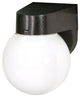 1 Light 6" Porch, Wall Lexan Globe