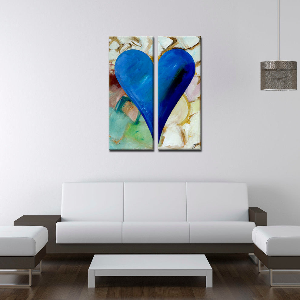 Heartwork "Ernesto" 2-Piece Canvas Art Set, 40"x16"