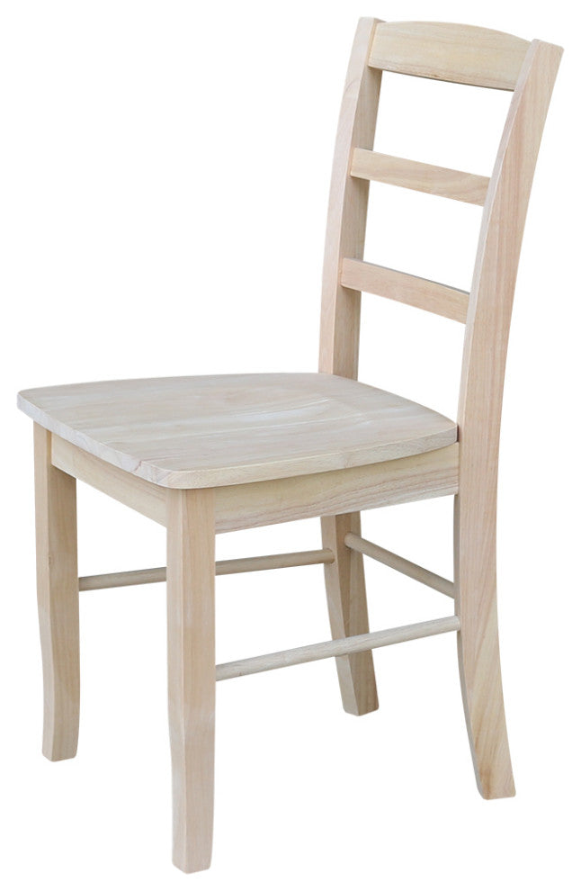 Set of Two Madrid Chairs, Unfinished