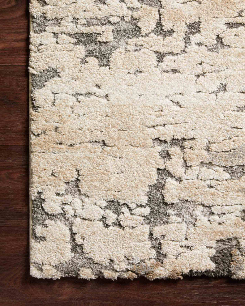Theory THY-08 Taupe / Grey 2'-7" x 13' Area Rug