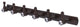 Carolina Crystal 6 Position Tie and Belt Rack, Venetian Bronze