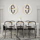 Modern LED Chandelier Adjustable Globe Pendant Light Fixture