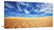 "Desert With Exotic Blue Sky Over" Modern Landscape Wall Art Canvas, 40"x20"