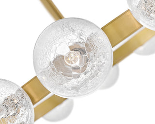 Fredrick Ramond Coco Large Single Tier Chandelier, Lacquered Brass