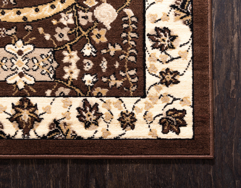 Unique Loom Brown Espahan Cape Cod 2'' 2 x 3'' 0 Area Rug