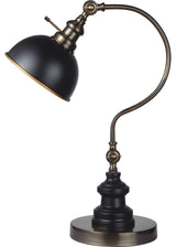 SINTECHNO S-31180T-AB Modern Goose Neck Adjustable Table Lamp