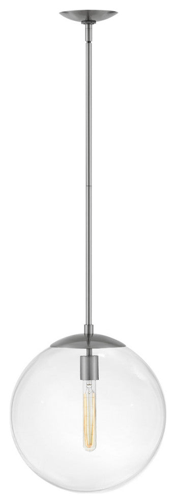 Hinkley Lighting 3744 Warby 1 Light 14"W Pendant - Heritage Brass