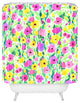 Deny Designs Jacqueline Maldonado Flower Field Pink Yellow Shower Curtain