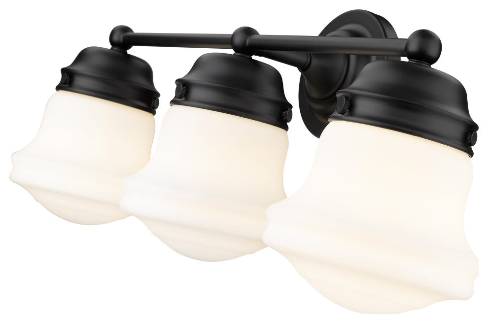 Zlite 735-3V-MB 3-Light Vanity, Matte Opal