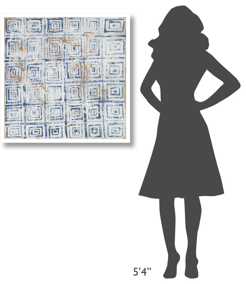 "Maki Tile XIII" Digital Paper Print by Kathrine Lovell, 32"x32"
