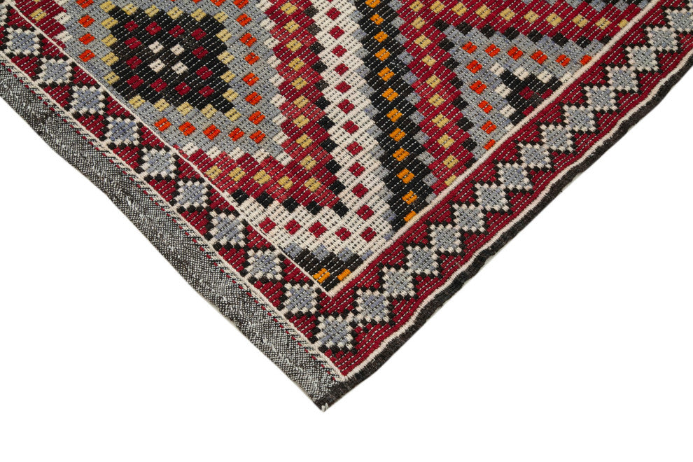 Rug N Carpet - Handmade Oriental 5' 11'' x 11' 3'' One-of-a-Kind Wool Kilim Rug