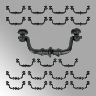 Drawer Pull Black Wrought Iron Bail 4 3/8" Pack of 20 |