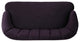 GDF Studio Scarlett Modern New Velvet Sofa, Blackberry