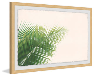 "Palm Angles" Framed Painting Print, 30"x20"
