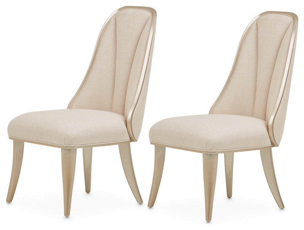 Villa Cherie Dining Side Chair, Set of 2 - Caramel