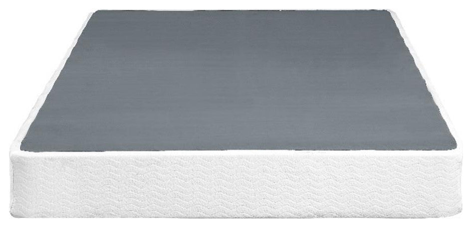 Lexicon Omax Eastern King Size Mattress Foundation in White