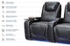 Seatcraft Equinox Home Theater Seating, Black, Row of 1