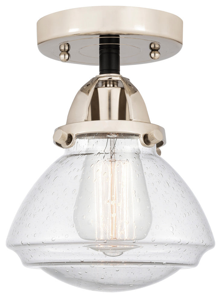 INNOVATIONS 288-1C-BPN-G324 1-Light Semi-Flush Mount Black Polished Nickel
